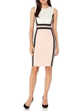 Calvin Klein Colorblocked Sheath Dress